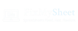 FixMySheet Header Logo - Spreadsheets Fixed Fast and Flawless