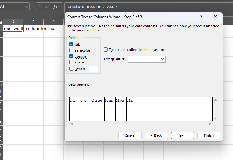 Tip-8-Text-to-columns How to split text to columns